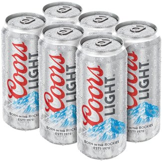 Coors Coors Light 16oz 6 can