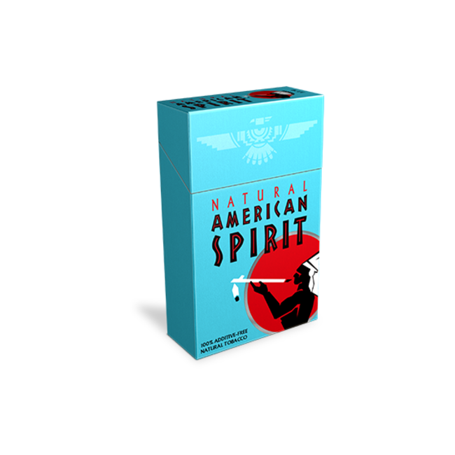 American Spirit Box-Blue