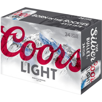 Coors Coors Light 24 can