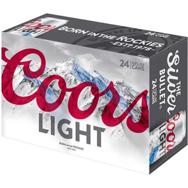 Coors Light 24 can
