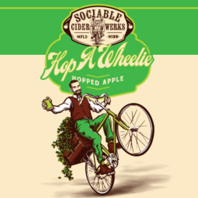 Sociable Cider Werks Hop-A-Wheelie 4 can