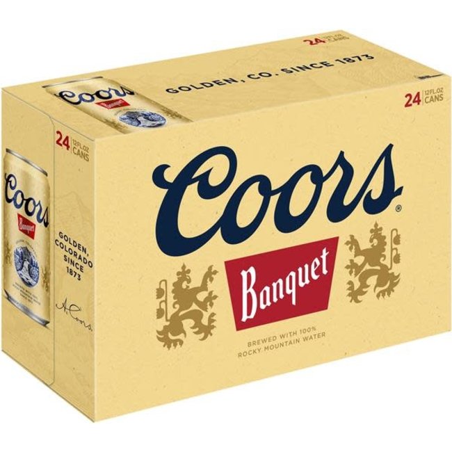 Coors Banquet 24 can