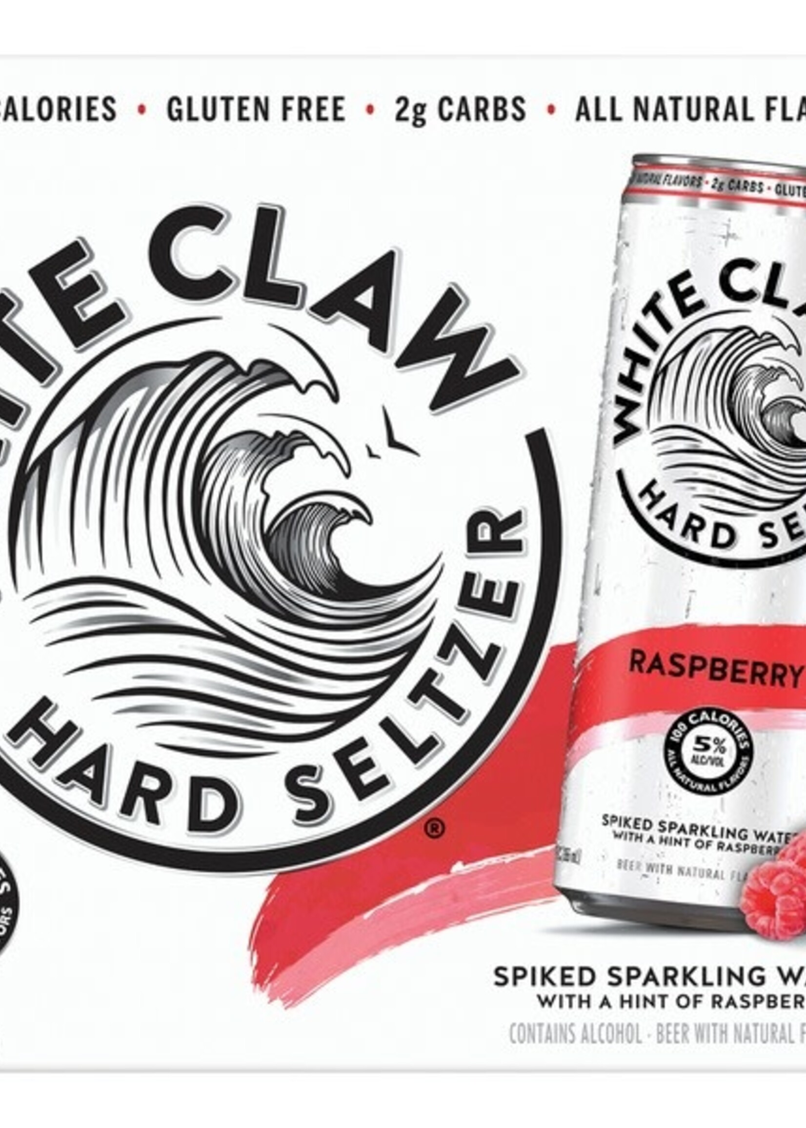 Mike's White Claw White Claw Raspberry Seltzer 6 can