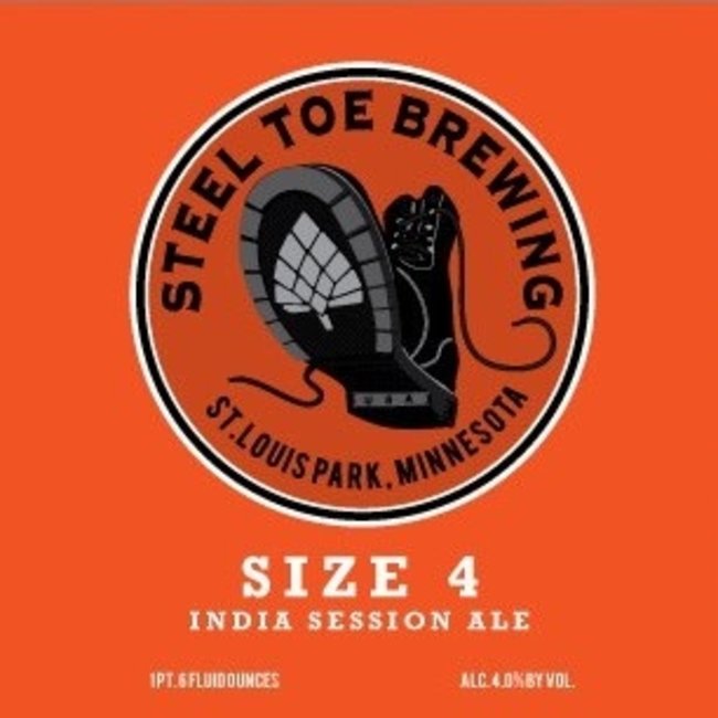 Steel Toe Size 4 IPA 6 can