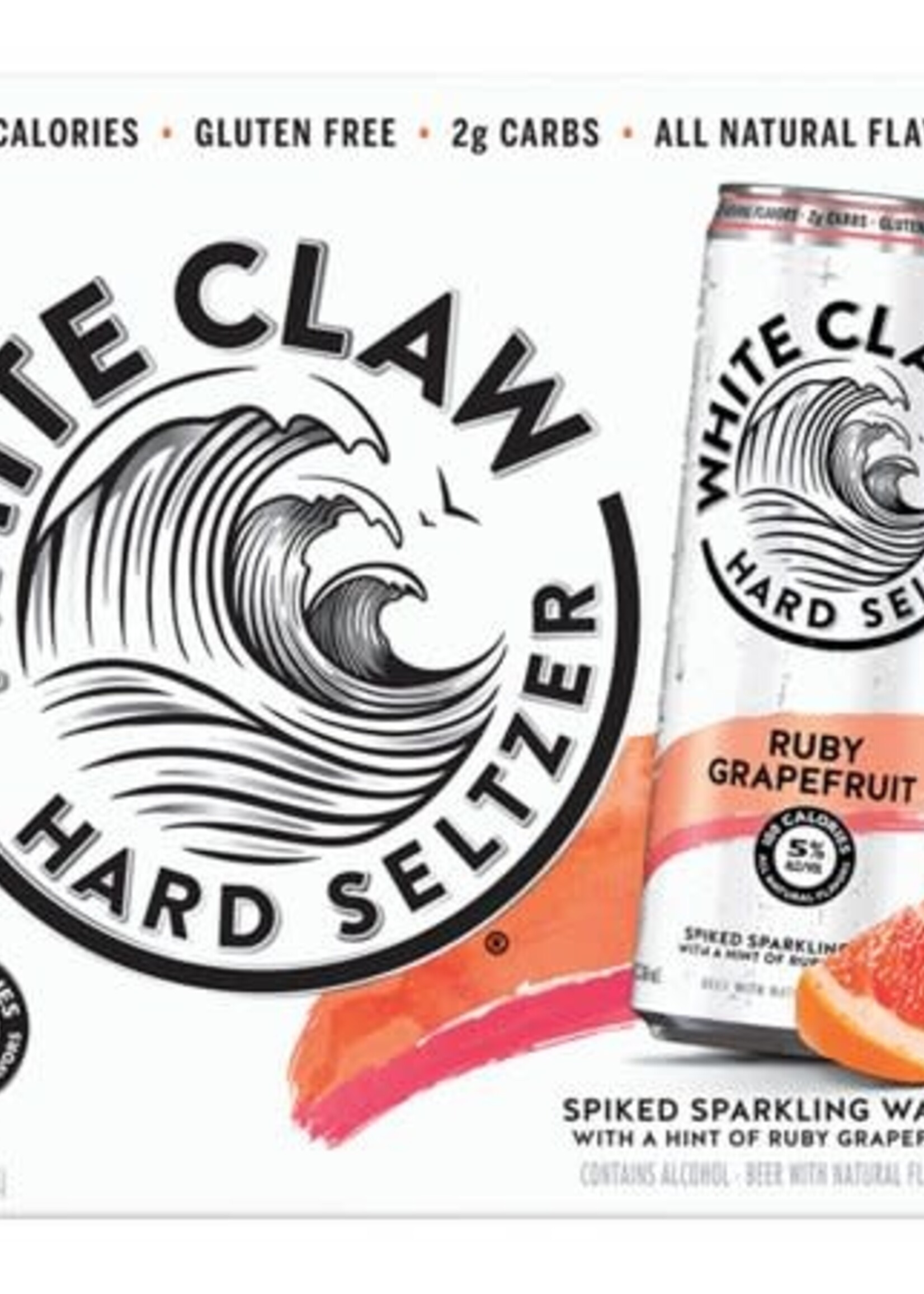 Mike's White Claw White Claw Ruby Grapefruit Seltzer 6 can