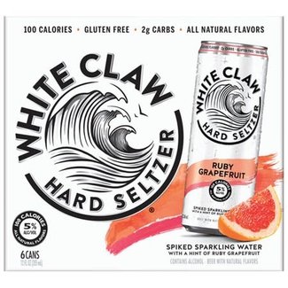 Mike's White Claw White Claw Ruby Grapefruit Seltzer 6 can