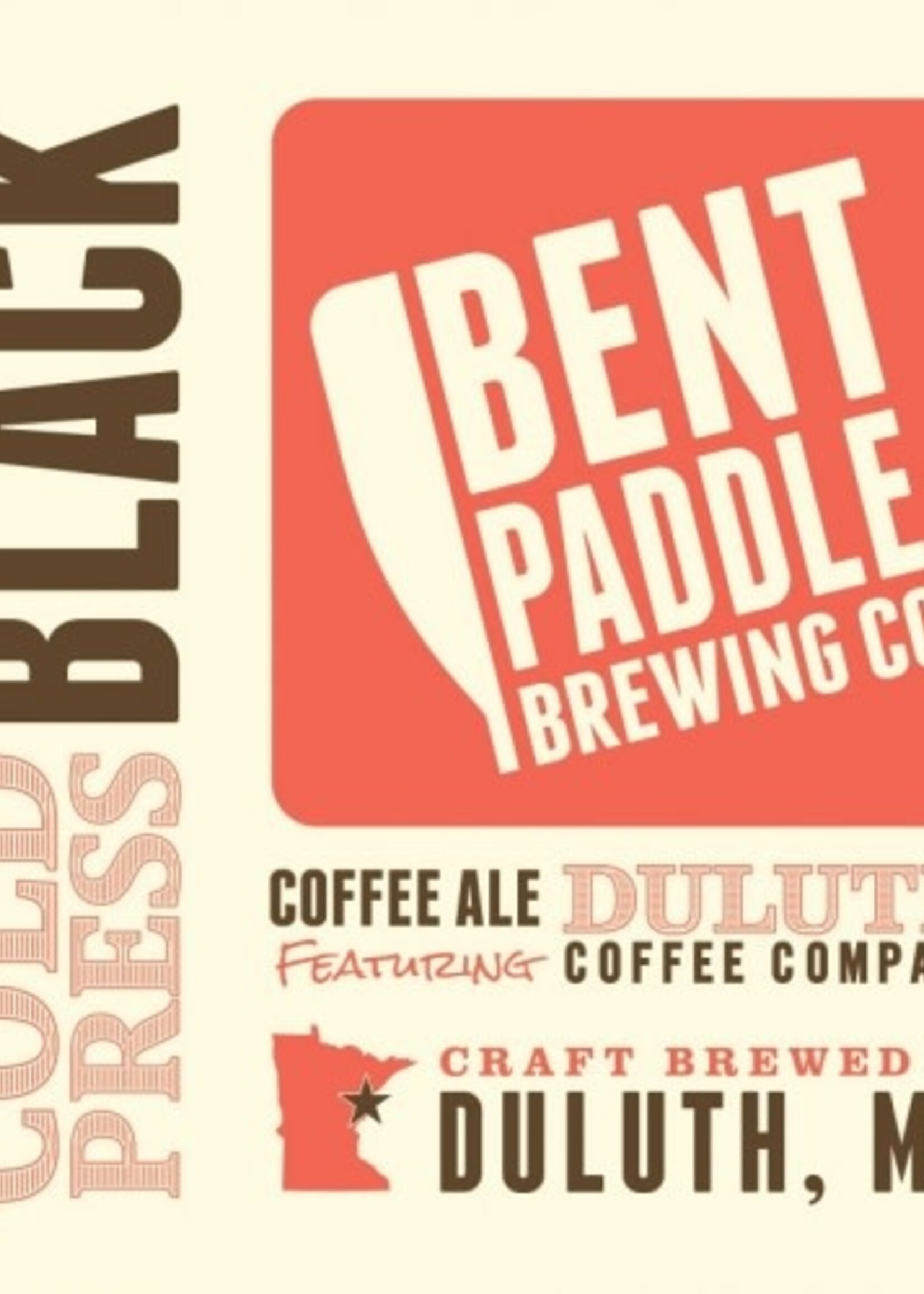 Bent Paddle Brewing Bent Paddle Cold Press Black Ale 6 can