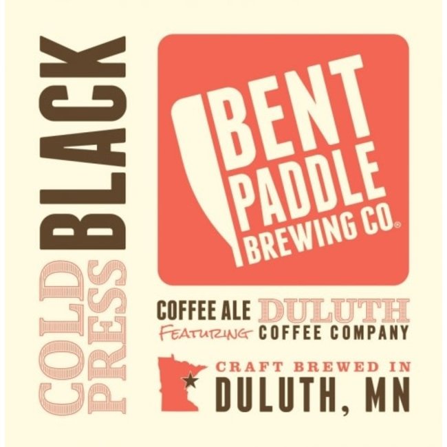 Bent Paddle Cold Press Black Ale 6 can