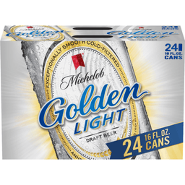 Michelob Golden Light 16oz 24 can (SUPER-SUIT)