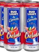 Budweiser Bud Light Chelada 16oz 4 can