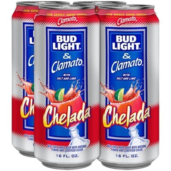 Bud Light Chelada 16oz 4 can