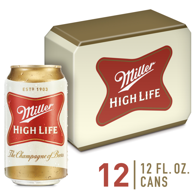 Miller High Life 12 can