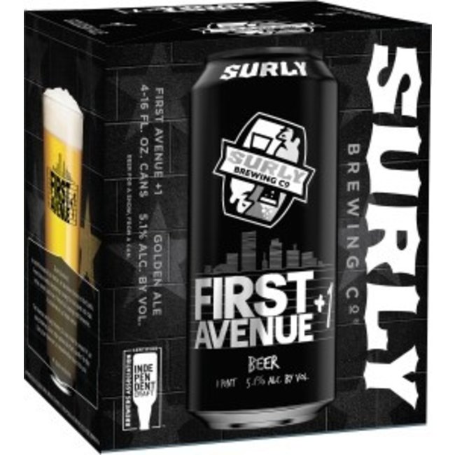 Surly First Ave +1 Golden Ale 4 can