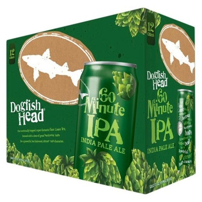 Dogfish Head 60 Minute IPA 12 can