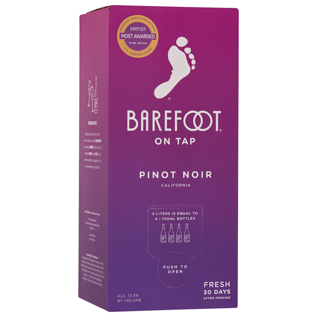 Barefoot On Tap Pinot Noir 3L