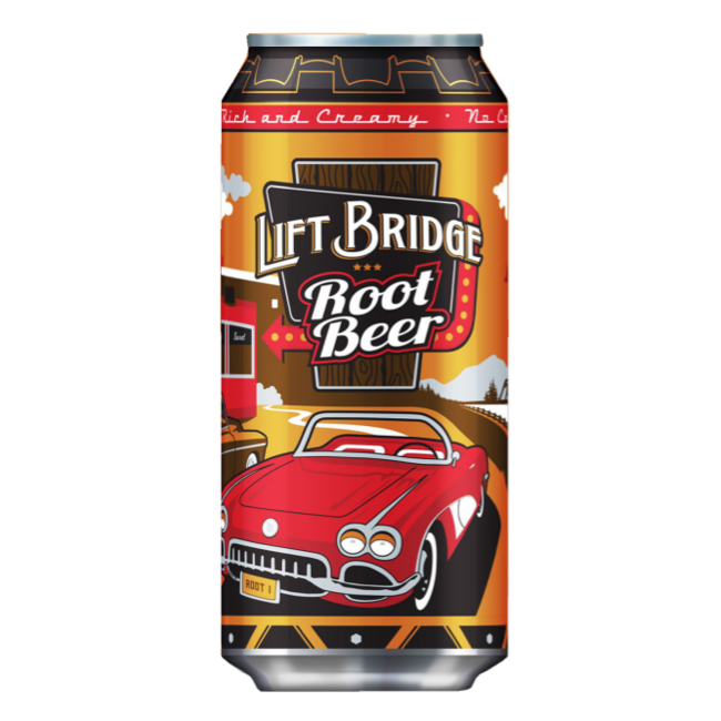 Lift Bridge Root Beer 4 Can