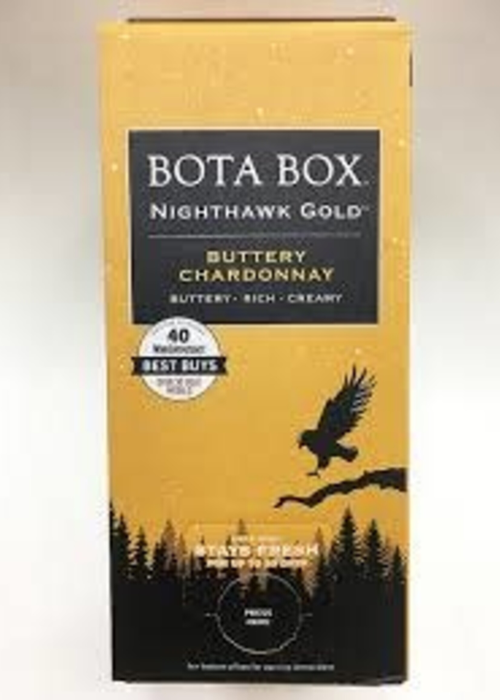 Bota Box Bota Box Nighthawk Chardonnay Gold Buttery 3L
