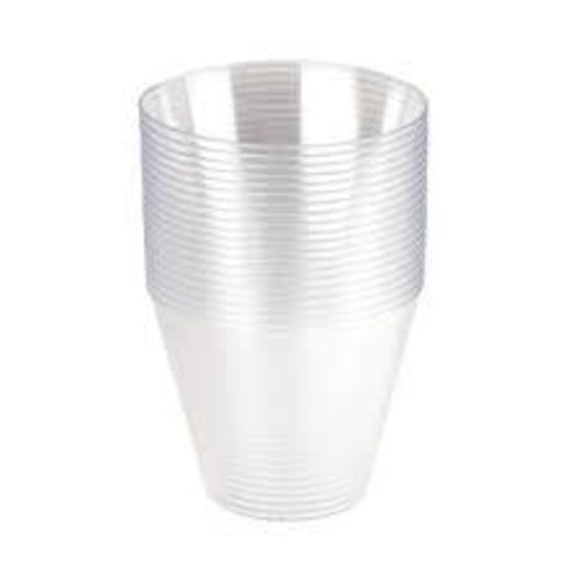 Tumbler Clear Plastic Cups 20 - 9 oz