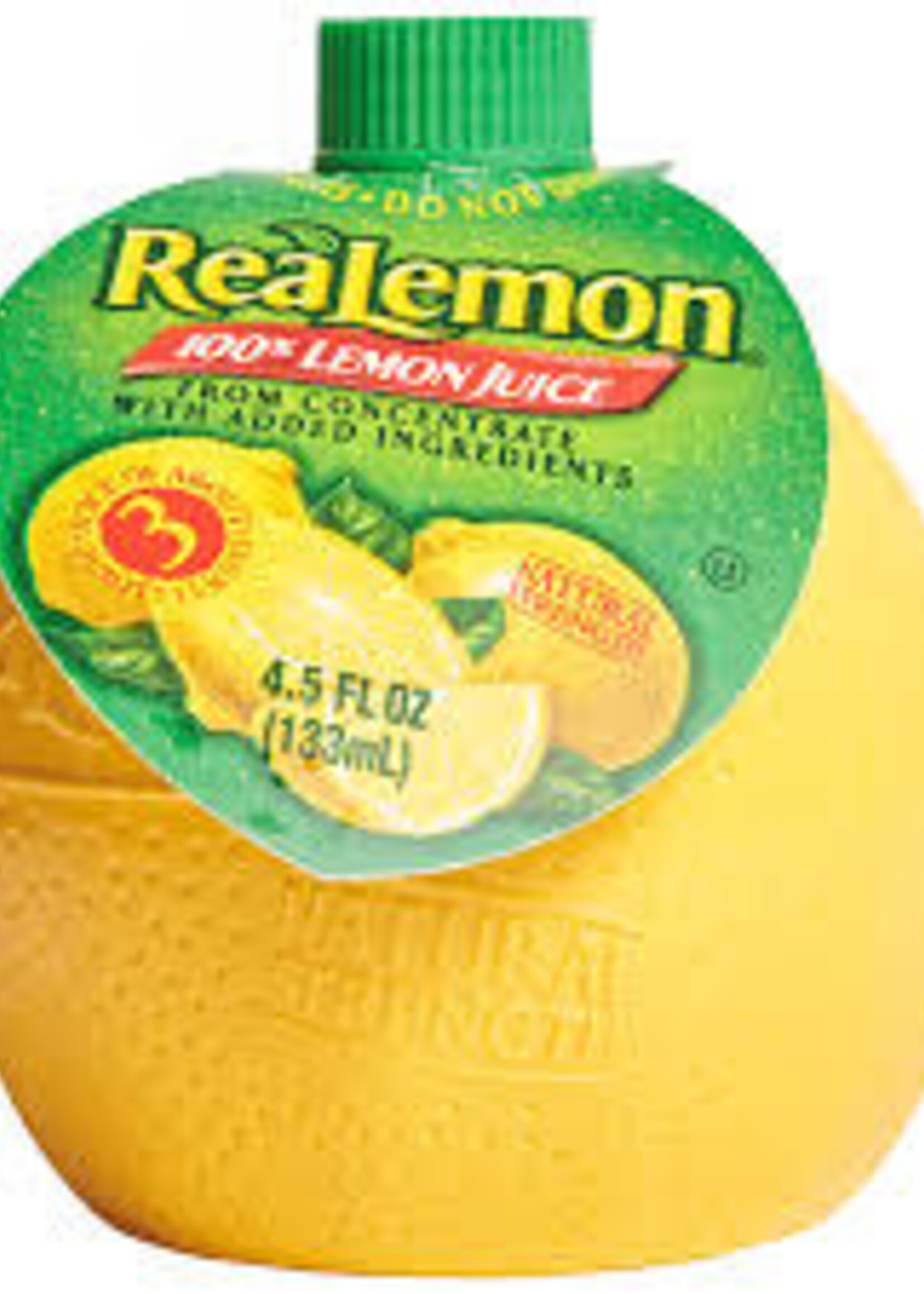 Real Real Lemon Juice 4.5oz