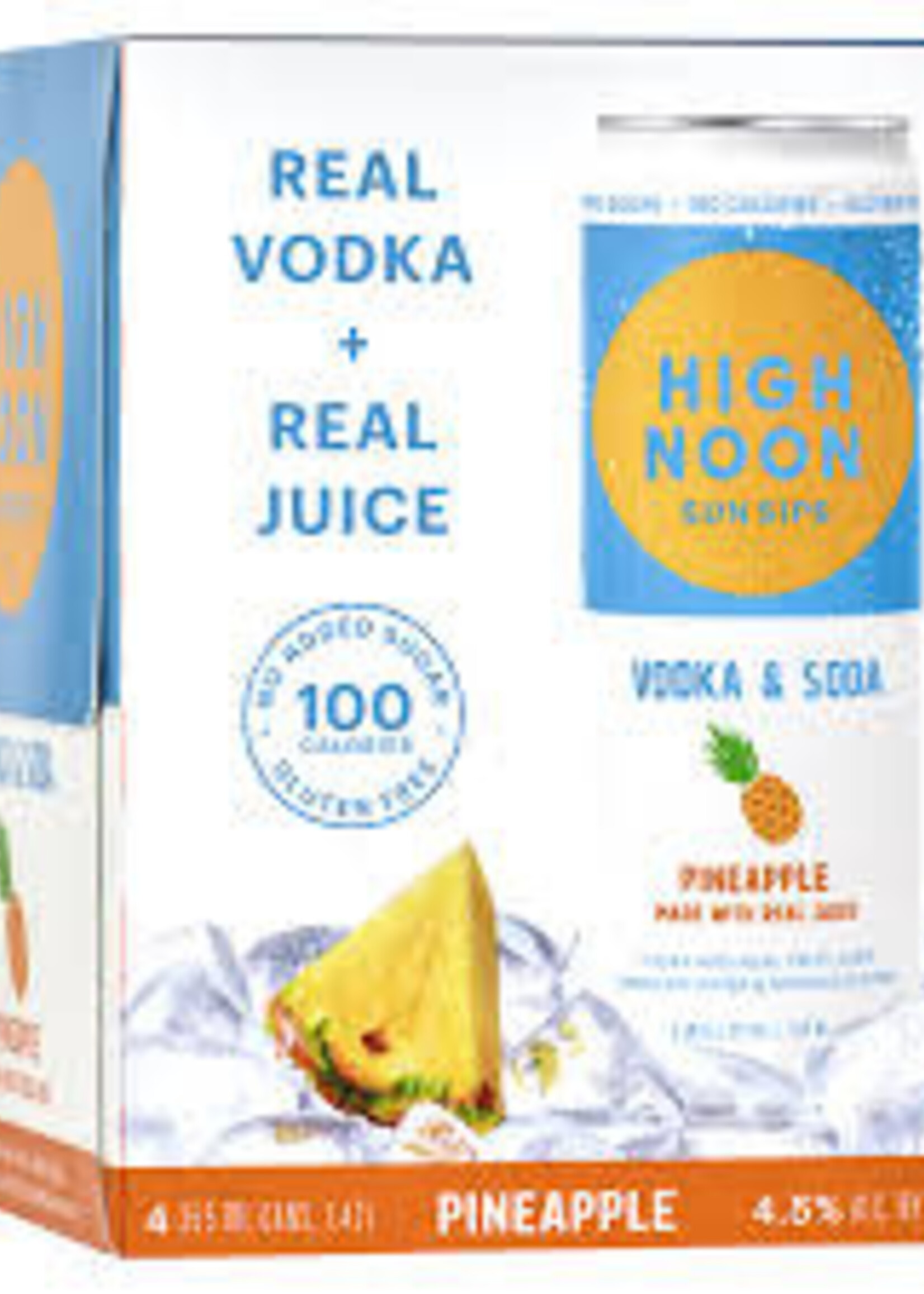 High Noon Sun Sips High Noon Pineapple 4 can