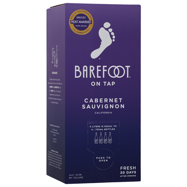 Barefoot On Tap Cabernet 3L
