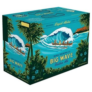 Kona Brewing Kona Big Wave 12 can