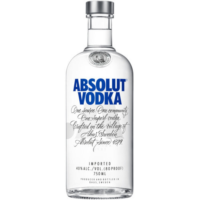 Absolut 80 Proof 750ml