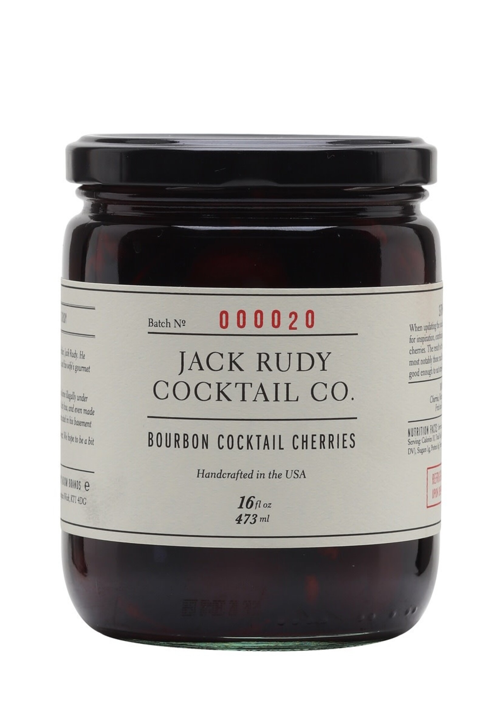 Jack Rudy Jack Rudy Bourbon Barrel Cherries