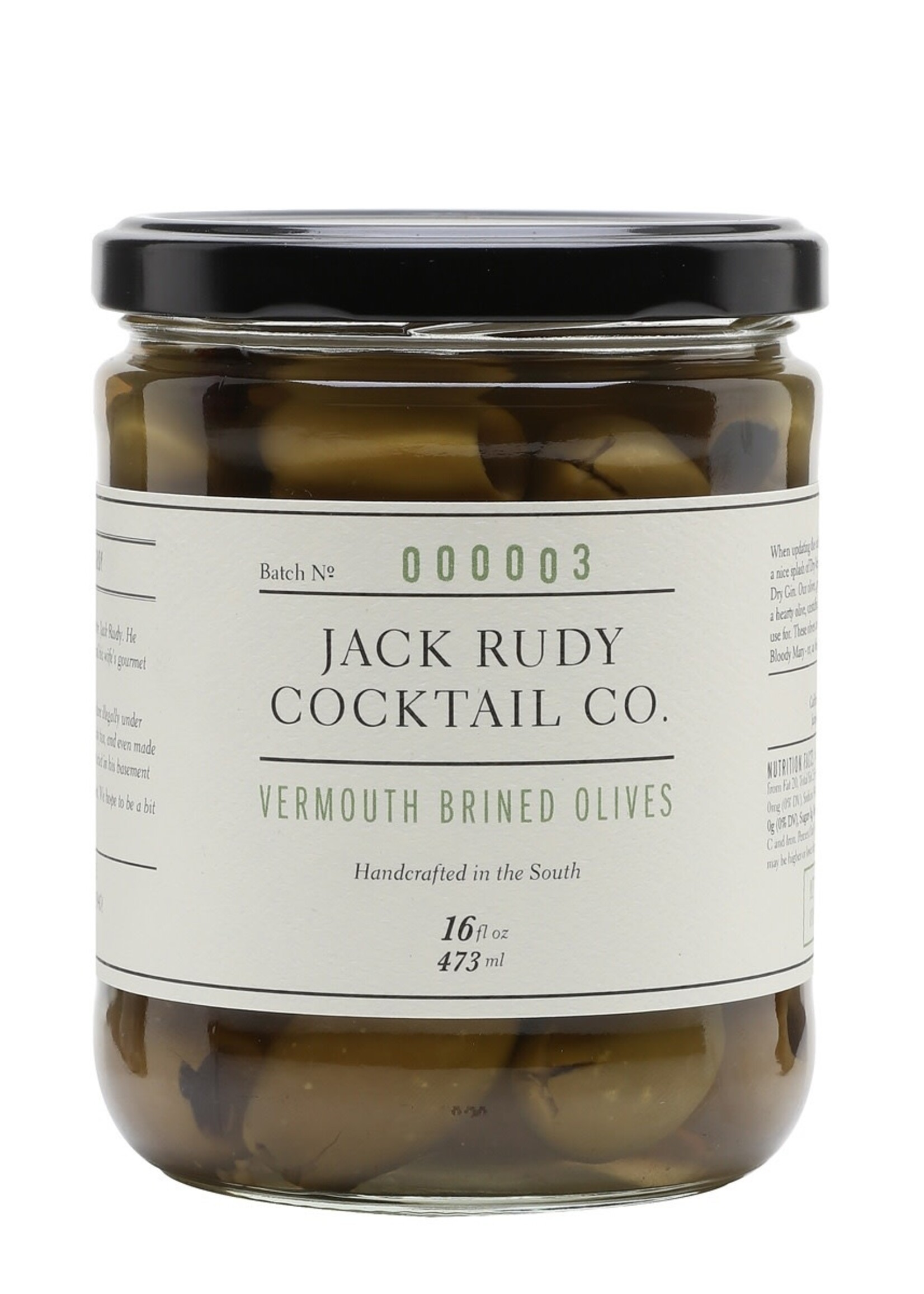 Jack Rudy Jack Rudy Vermouth Brined Olives