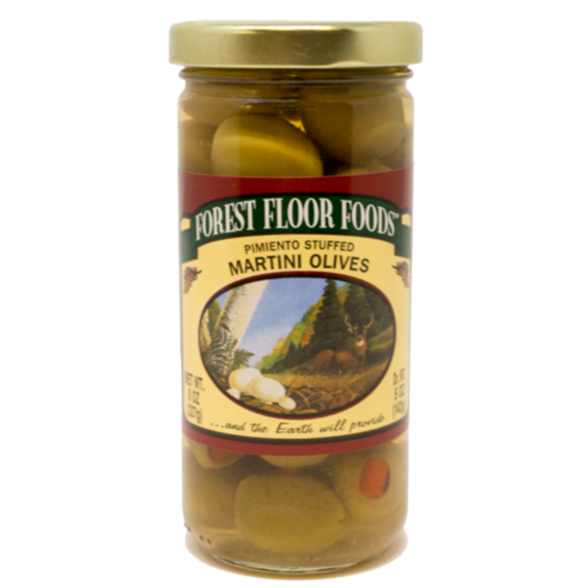 Forest Floor Pimento Stuffed Olives