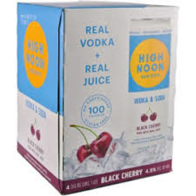 High Noon Black Cherry 4 can