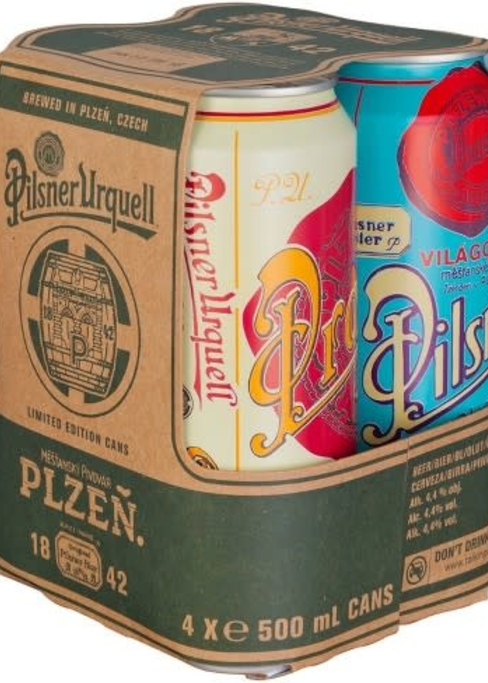 Pilsner Urquell Pilsner Urquell 4 can