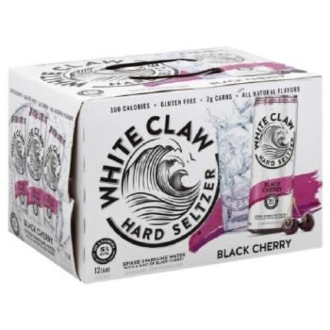 White Claw Black Cherry 12 can