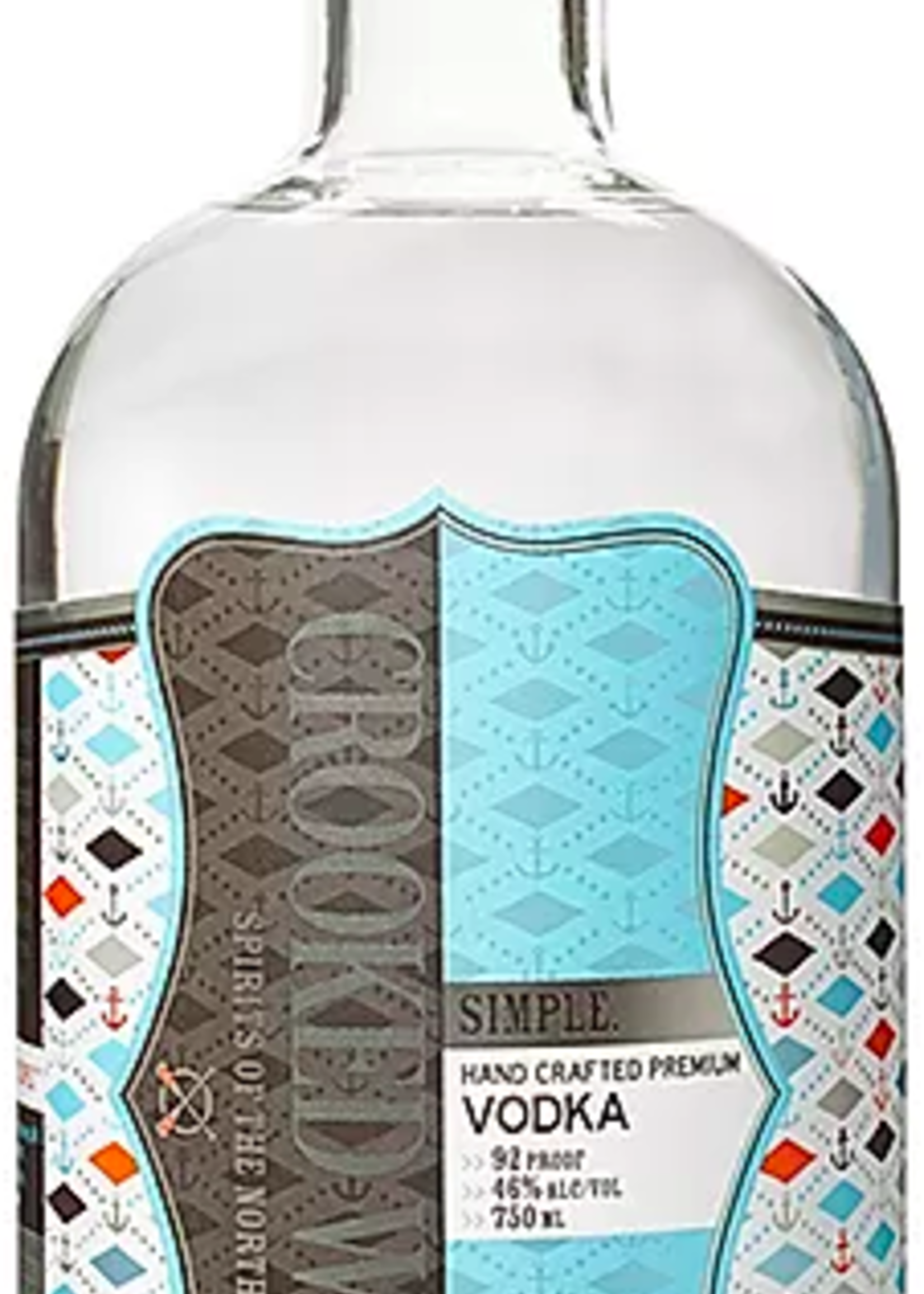 Crooked Water Crooked Water Simple Vodka 750ml