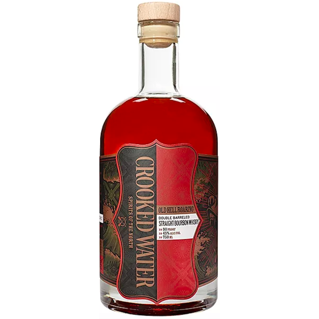 Crooked Water Old Hell Roaring Double Barreled Bourbon 750ml