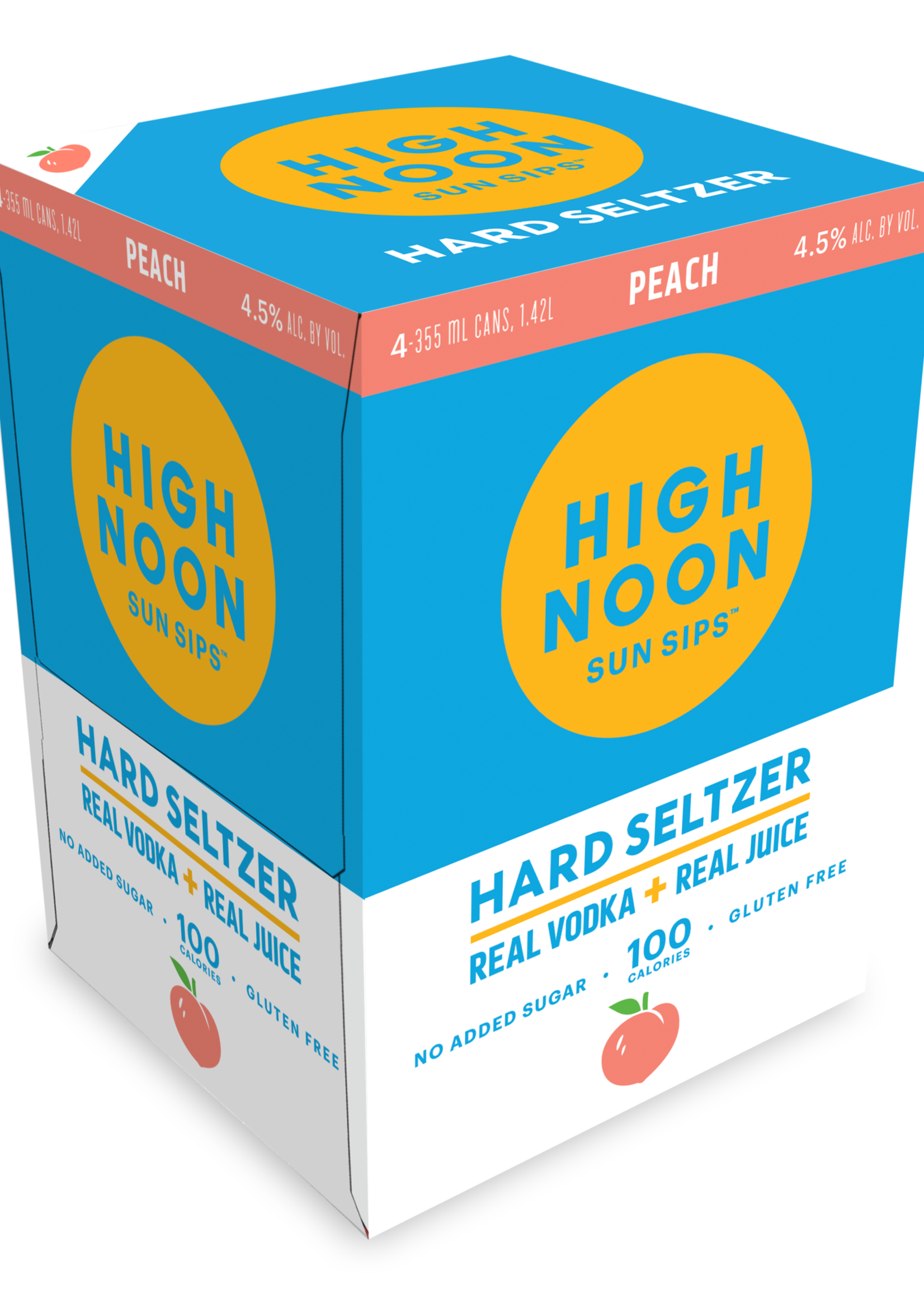 High Noon Sun Sips High Noon Peach 4 can