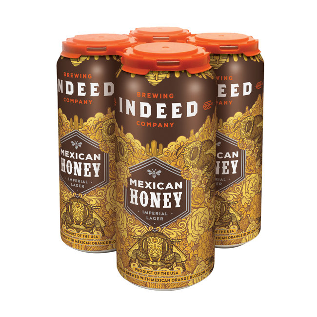 Indeed Mexican Honey Lager 16oz 4 can