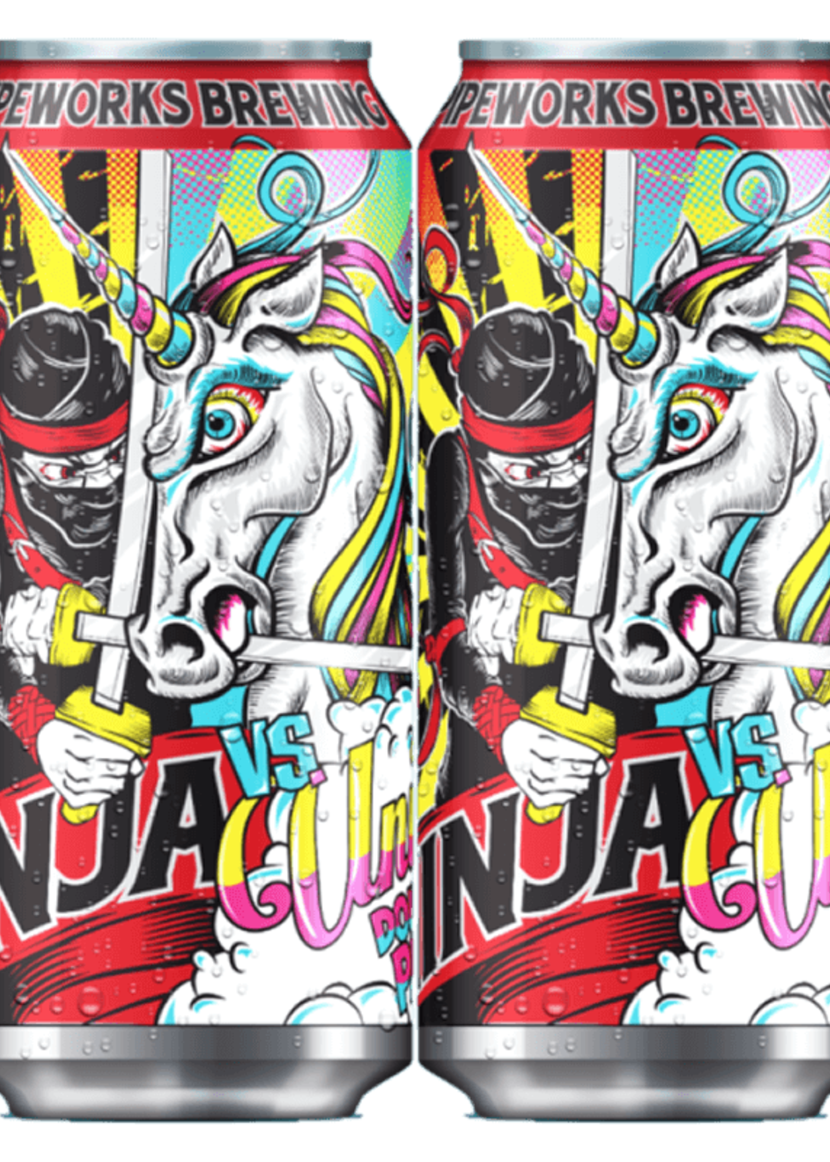 Pipeworks Brewing Company Pipeworks Ninja vs Unicorn DIPA 4 can