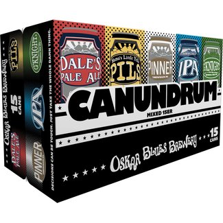 Oskar Blues Oskar Blues Canundrum Variety 15 can