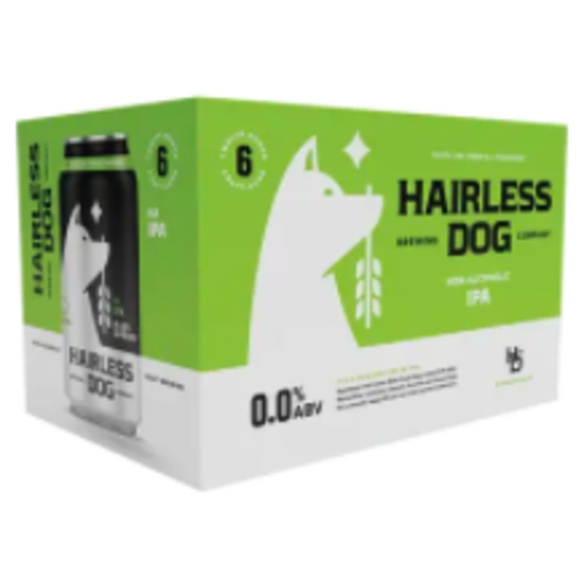 Hairless Dog IPA NA 6 can