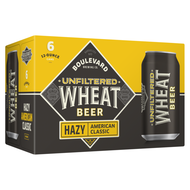 Boulevard Unfiltered Wheat 6 can