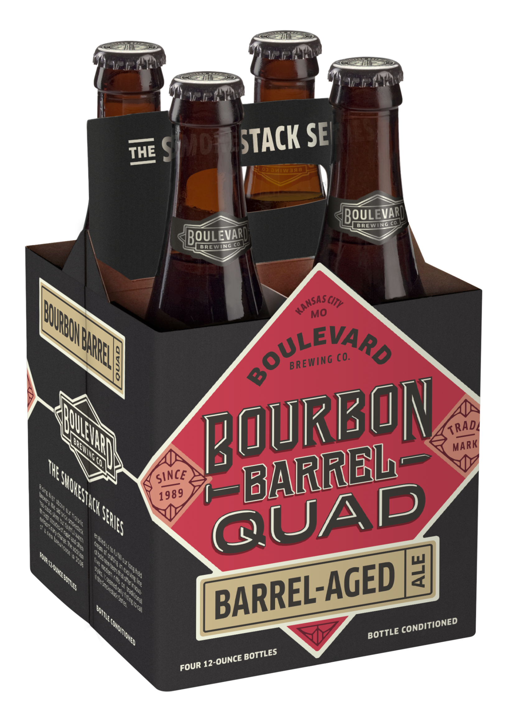 Boulevard Brewing Boulevard BBQ (Bourbon Barrel Quad) 4 btl