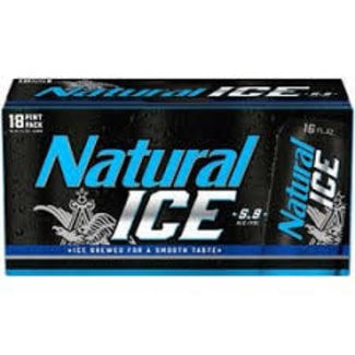Natural Ice Natural Ice 16oz 18 can