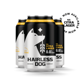 Hairless Dog Hairless Dog Citra Hopped Lager NA 6 can