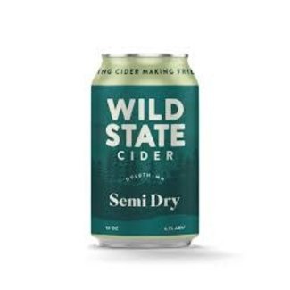 Wild State Cider Wild State Wild Apple Semi Dry Cider 4 Can