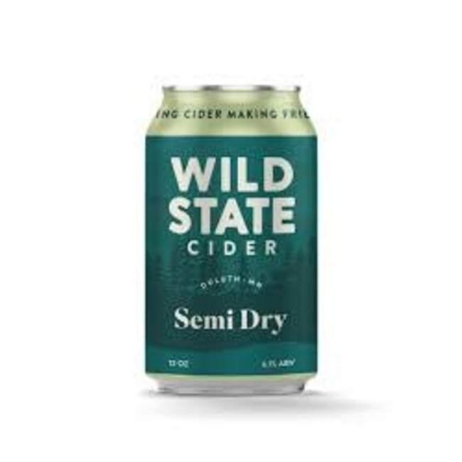 Wild State Wild Apple Semi Dry Cider 4 Can