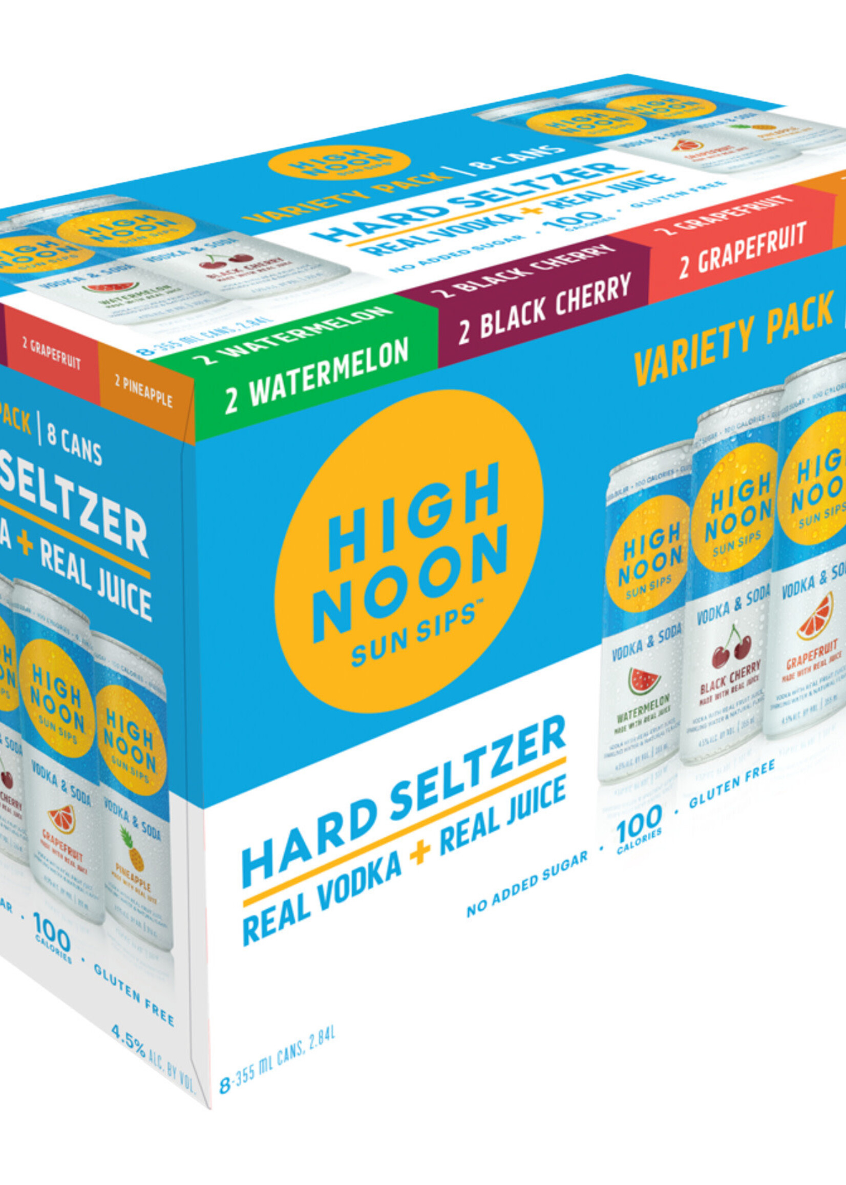 High Noon Sun Sips High Noon Variety 8 can