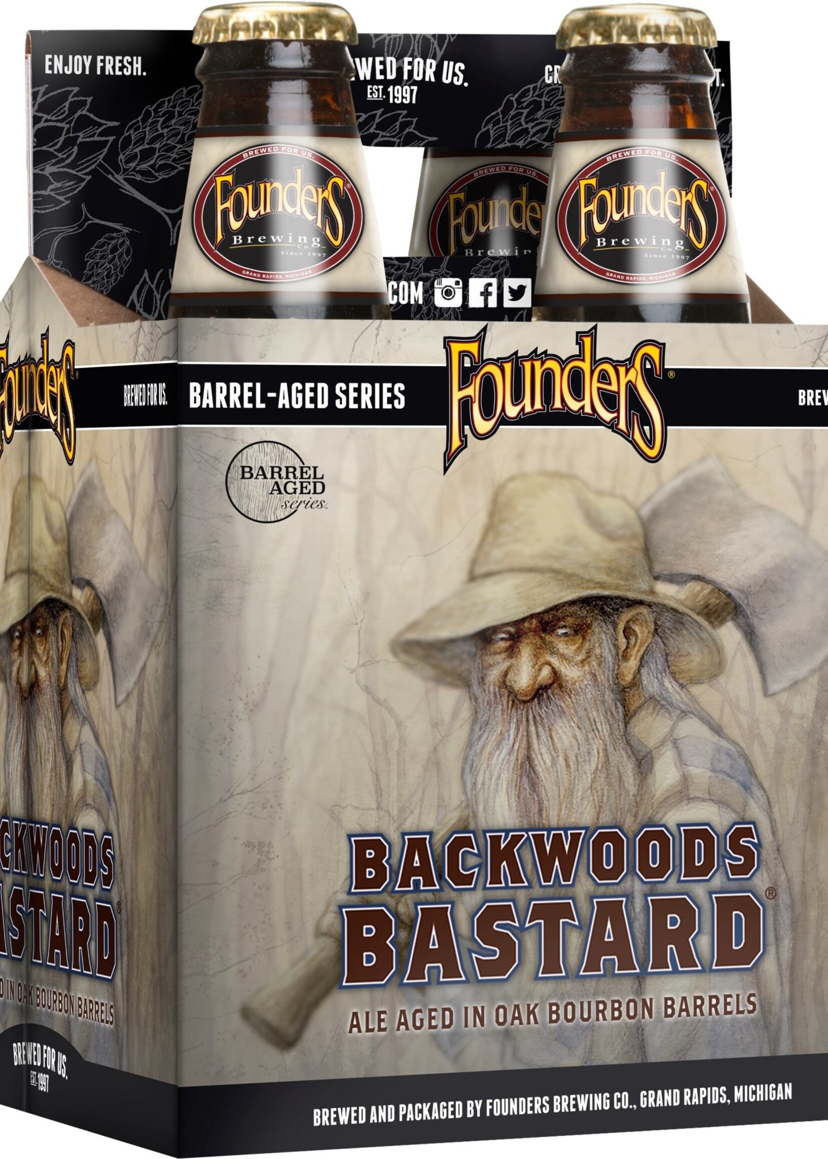 Founders Brewing Company Founders Backwoods Bastard 4 btl