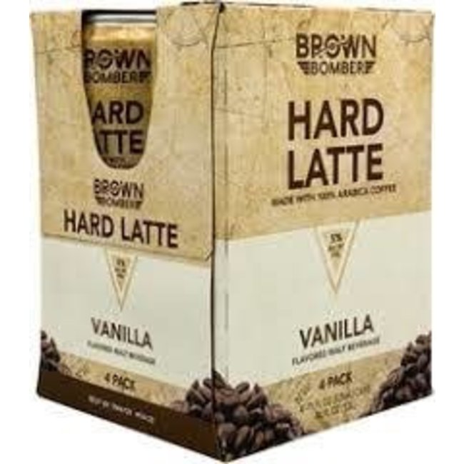 Rebel Brown Bomber Vanilla Latte Hard Coffee 4 can
