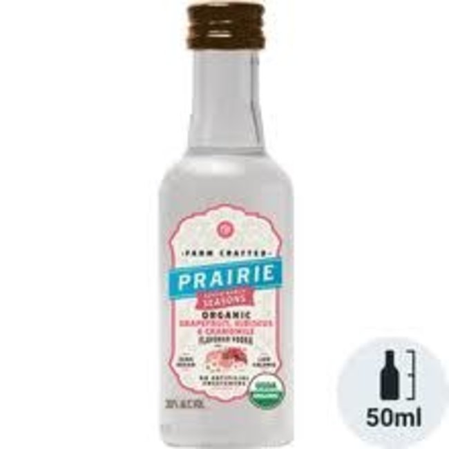 Prairie Vodka Grapefruit, Hibiscus & Chamomile 50ml